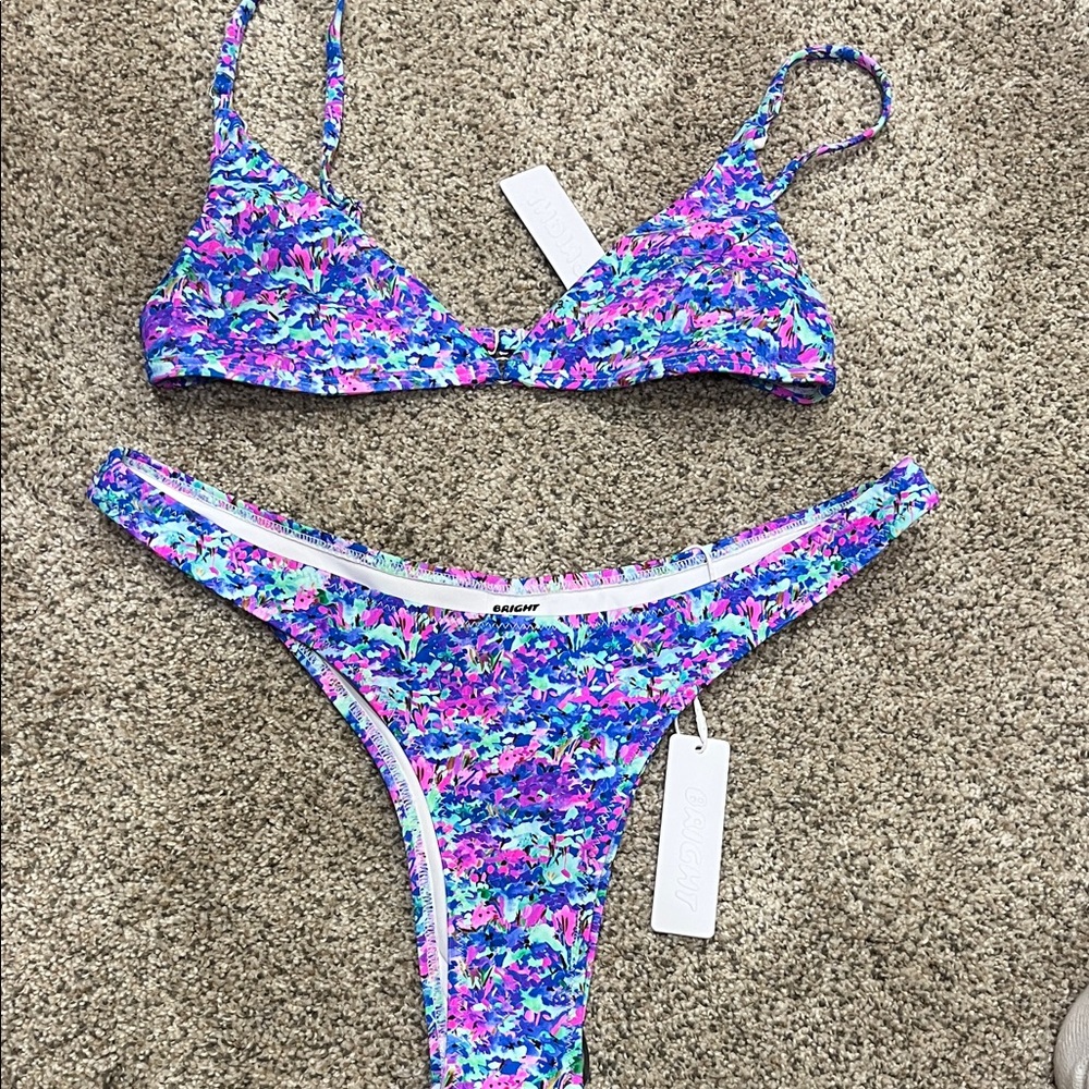 Colorful Floral Bikini Set